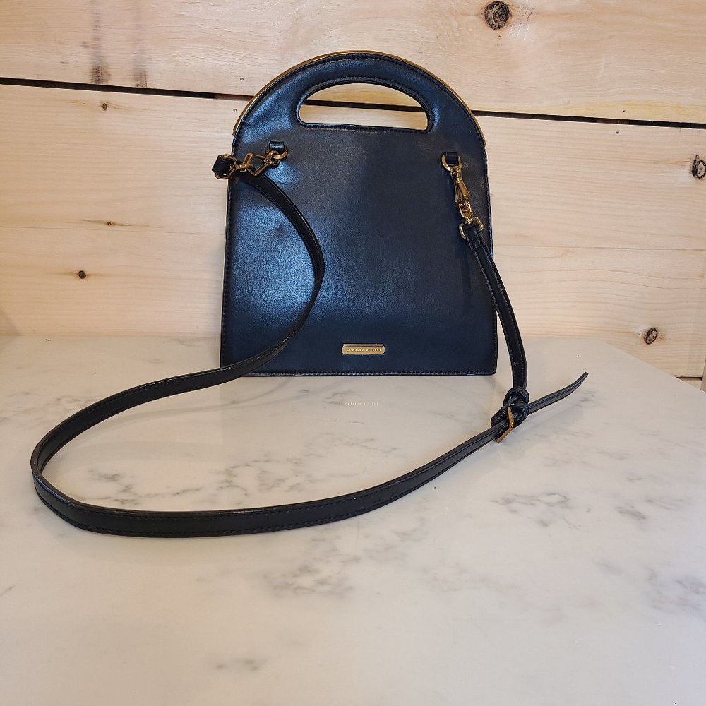 Charles Keith Purse Black Gold Bag